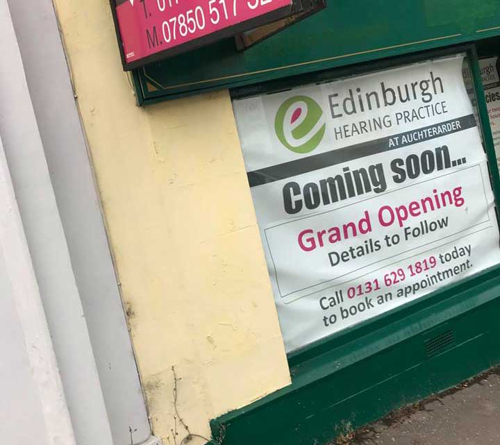 Our New Hearing Aid Centre in Auchterarder Opens Soon
