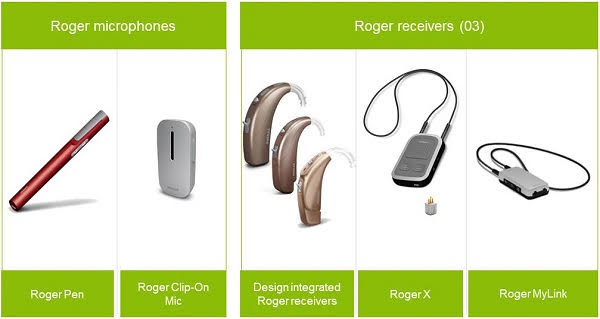 Roger microphones &  receivers
